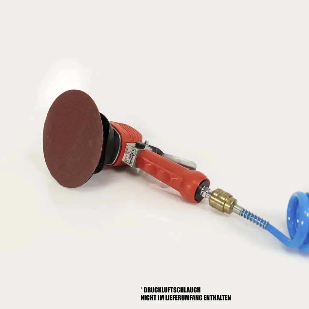 Druckluft-Exzenterschleifer mit 5 Schleifpads