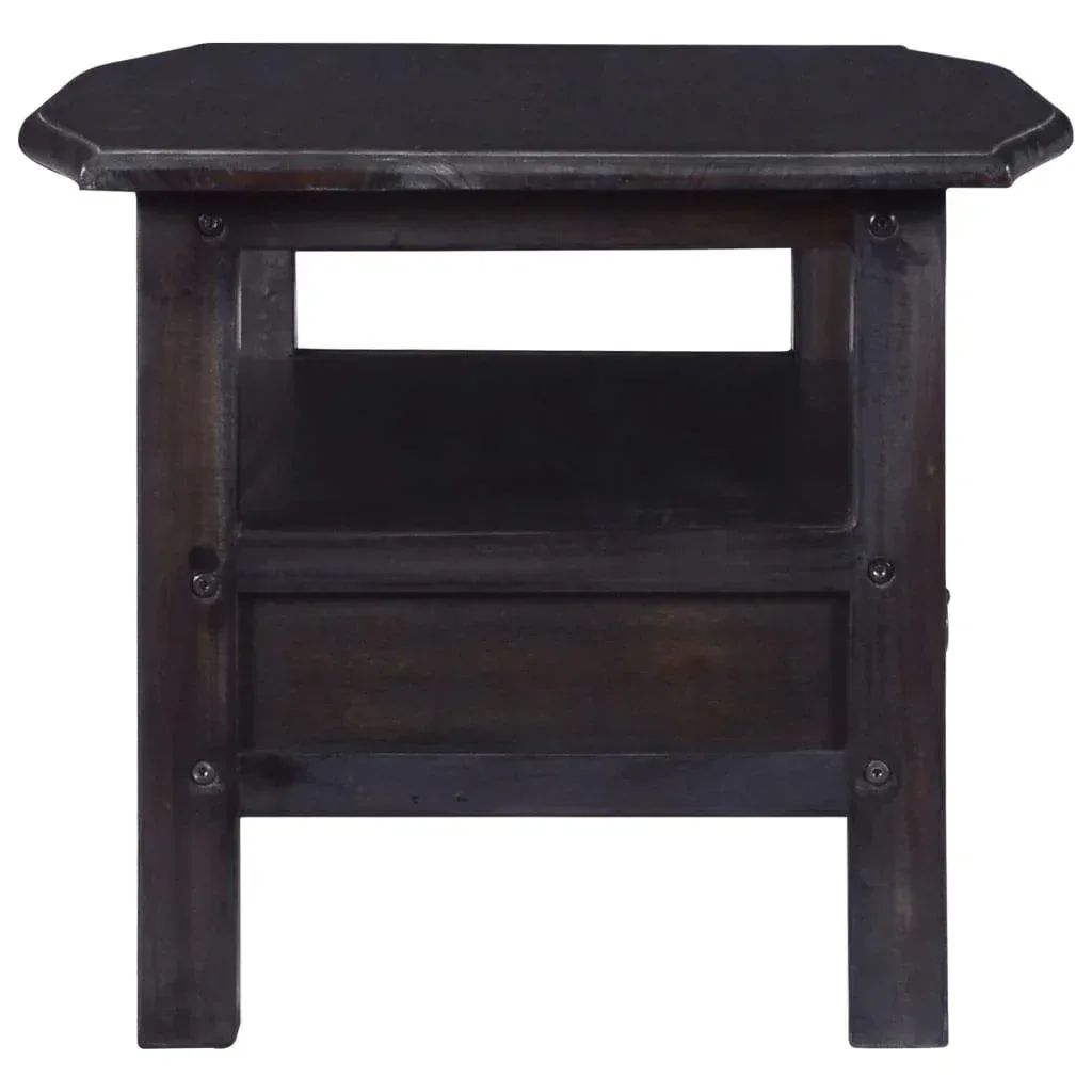 Couchtisch 90x50x40 cm massiv Mahagoni hell kaffeefarben
