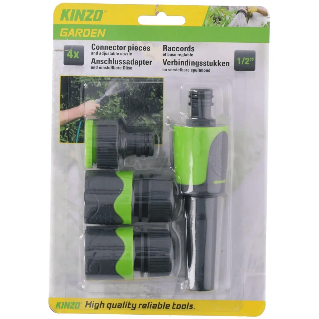 Tauch-Schmutzwasserpumpenset inklusive 10 Meter Gartenschlauch und Gartensprinkler mit Anschlüssen
