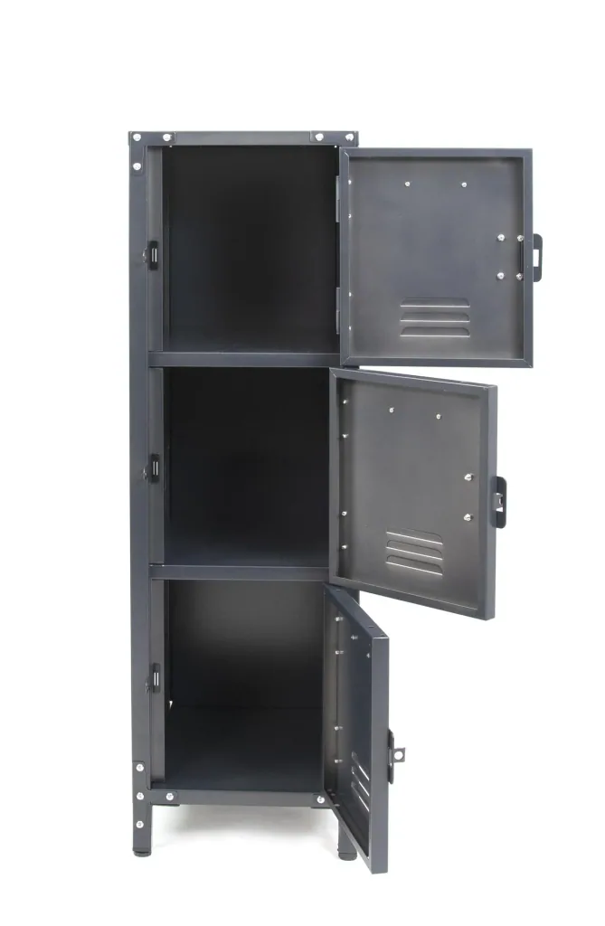 Metallschrank Vintage, 3 Türen