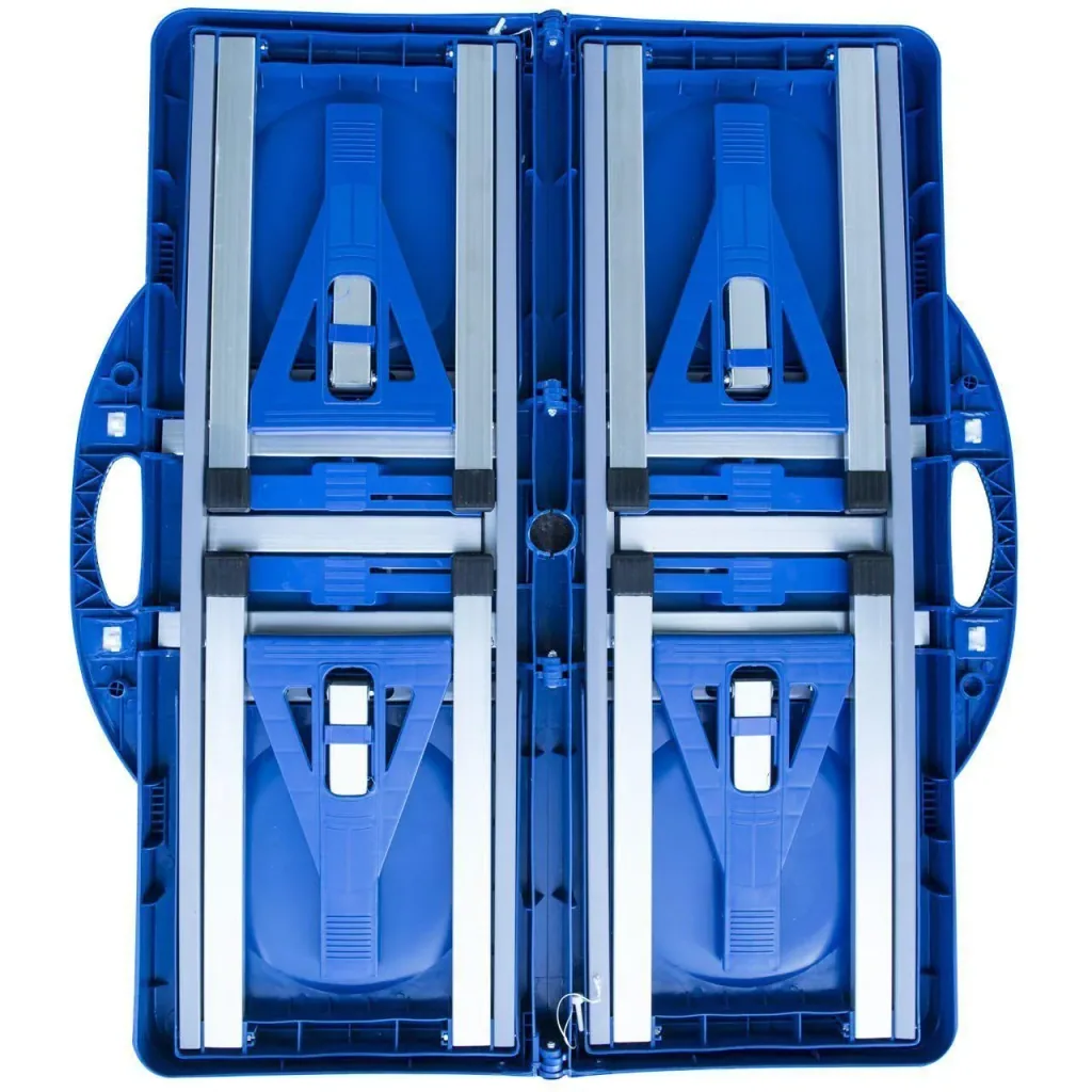 Alu Campingtisch Picknick 4-Sitzer klappbar Blau