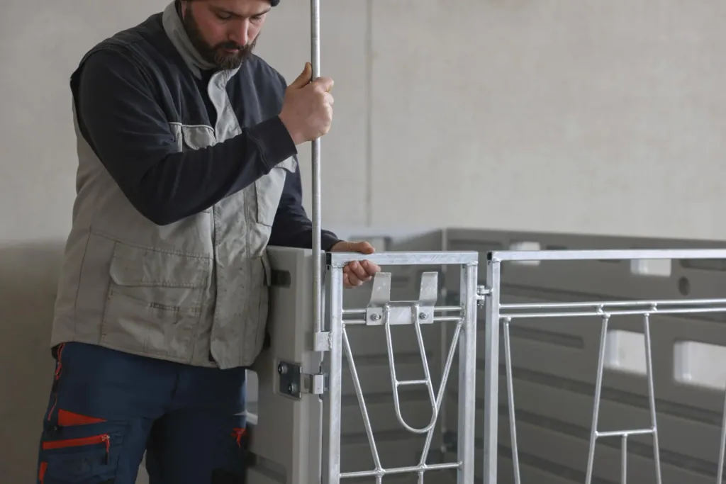 Verriegelungsstab für Modulare Kälberbox