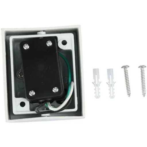VT-7651RD Außenwandleuchte - GU10 - Weiß - Rund - IP44