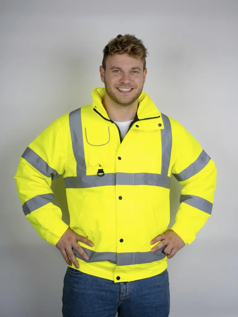 Warnschutzjacke, Farbe gelb, Gr.M