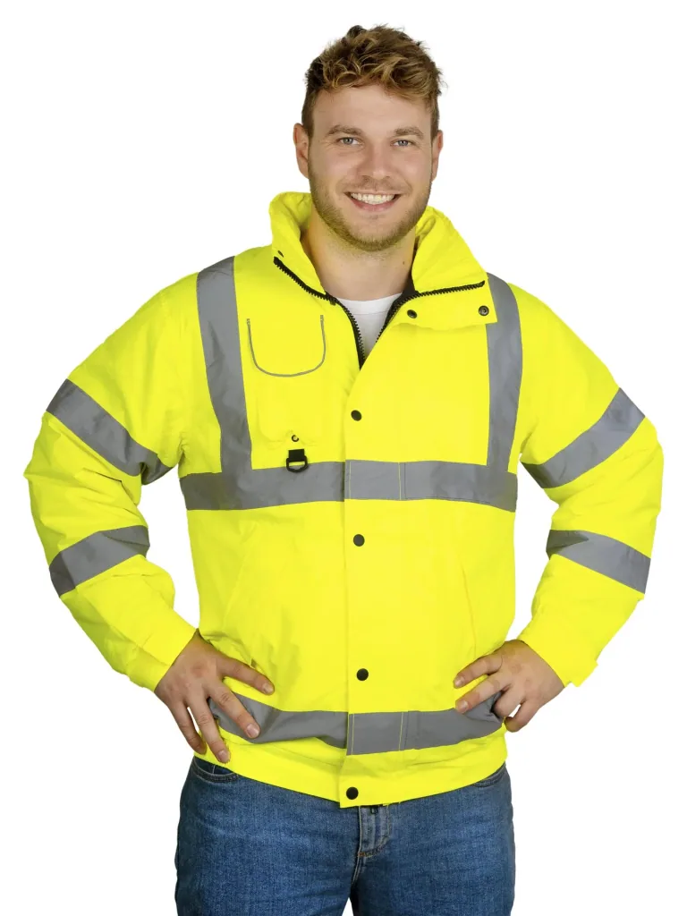 Warnschutzjacke, Farbe gelb, Gr.M