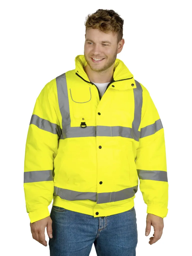 Warnschutzjacke, Farbe gelb, Gr.M