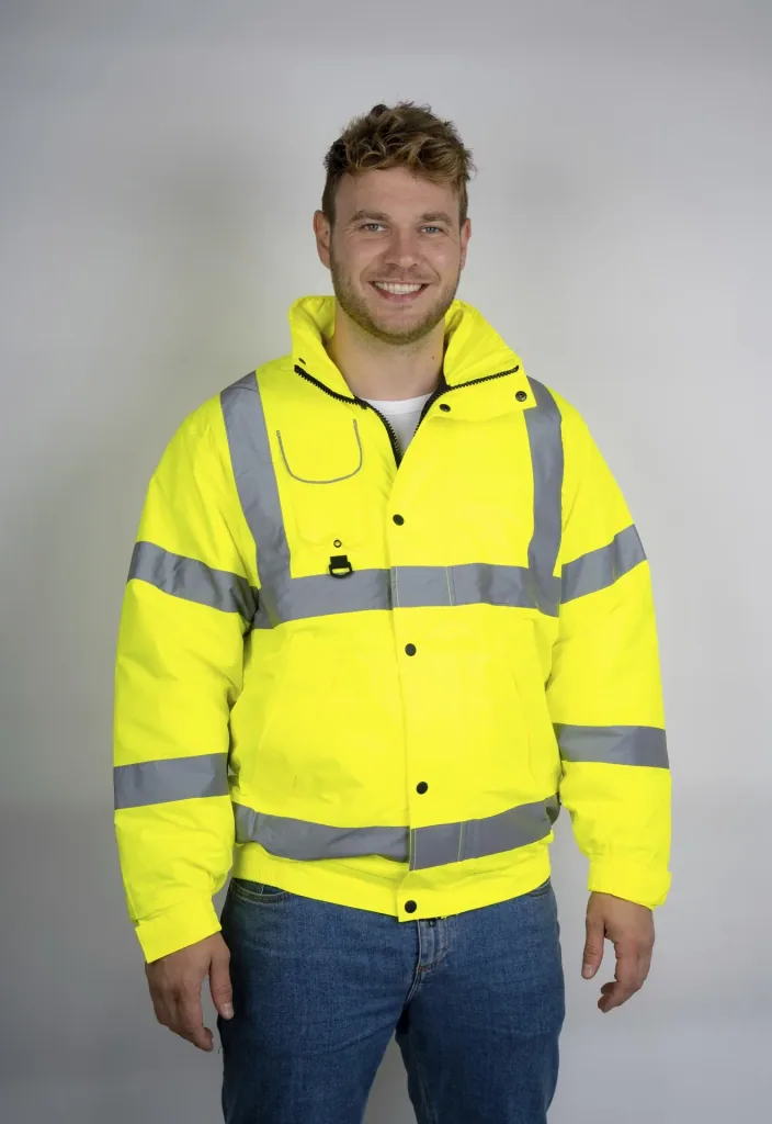 Warnschutzjacke, Farbe gelb, Gr.M