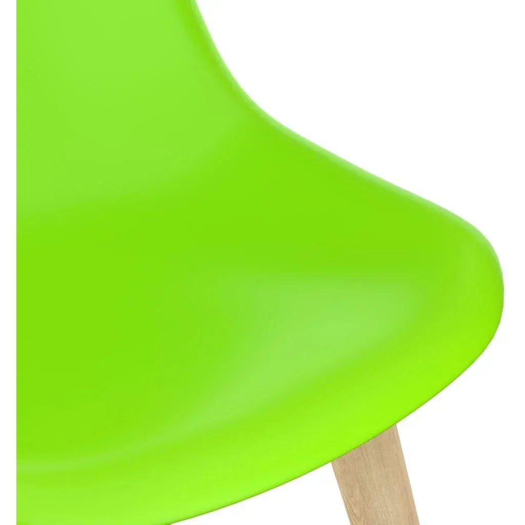 Esstischstühle 4tlg. Kunststoff grün