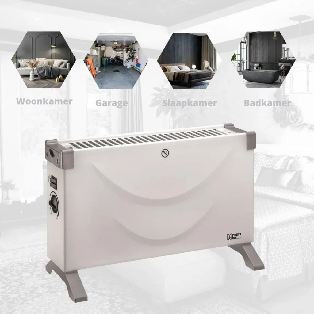 Heizung - TC-2000 - Konvektor mit einstellbarem 3-Positionen-Thermostat - 2000W