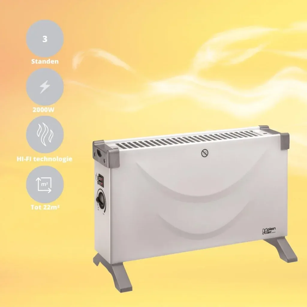 Heizung - TC-2000 - Konvektor mit einstellbarem 3-Positionen-Thermostat - 2000W