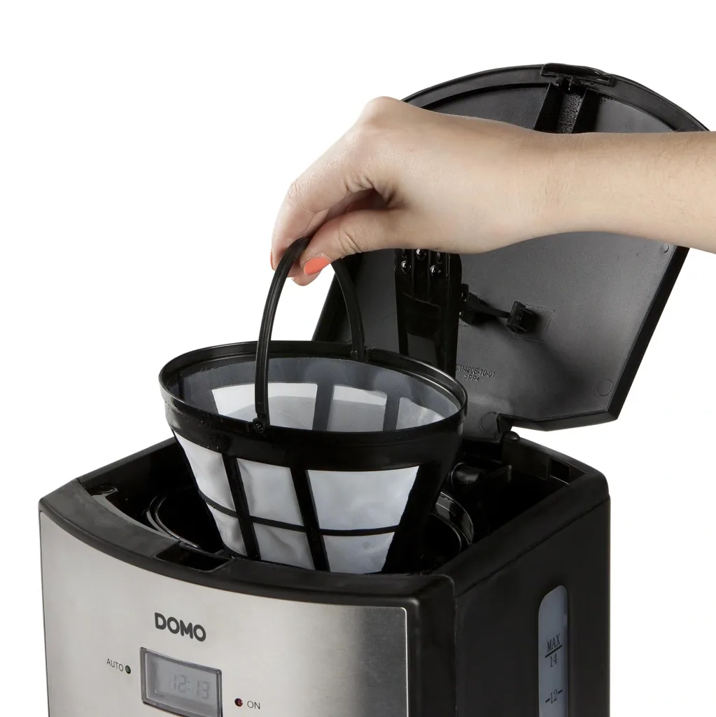 Kaffeeautomat 1,2 L mit Thermokanne, Edelstahl