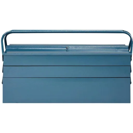 Stahl-Werkzeugkasten blau 53x20x20cm