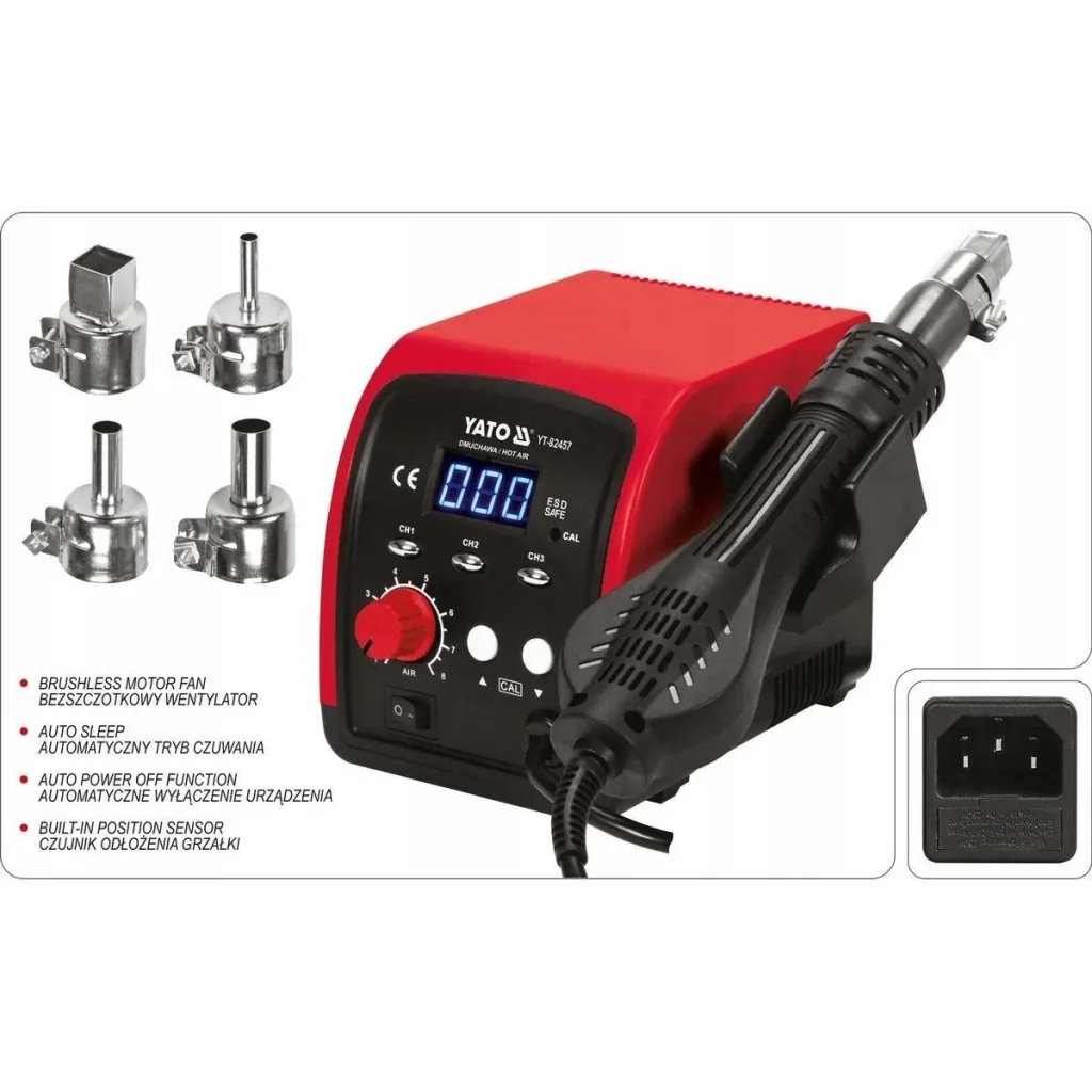 Lötstation mit LED-Anzeige - 750W - 100/500°C