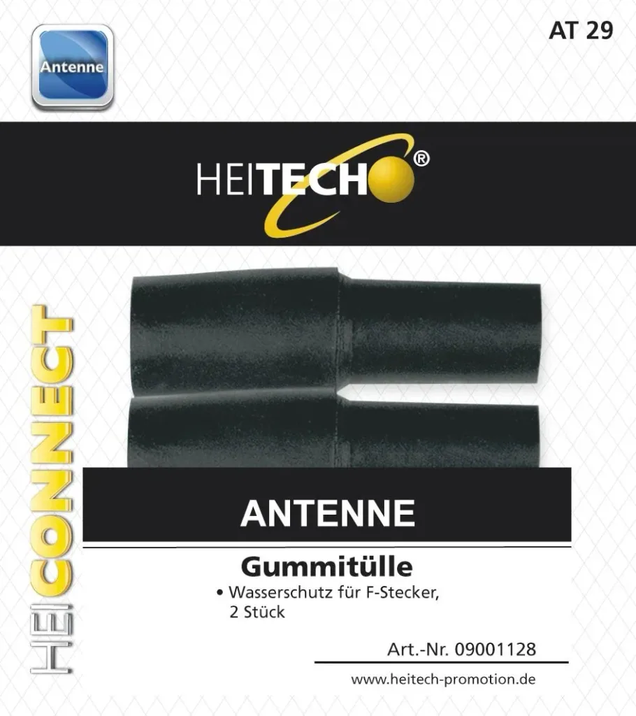 Wetterschutz-Tülle für F-Stecker 2er Set