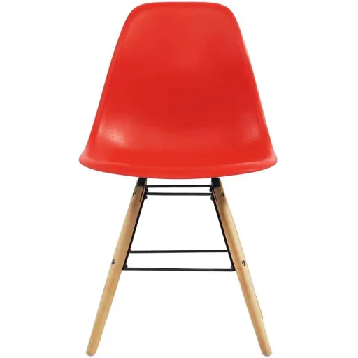 Esszimmerstühle 2-Sitzer Kunststoff rot
