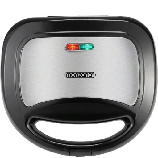 Kontaktgrill - Panini-Grill - Schwarz/Silber 750W