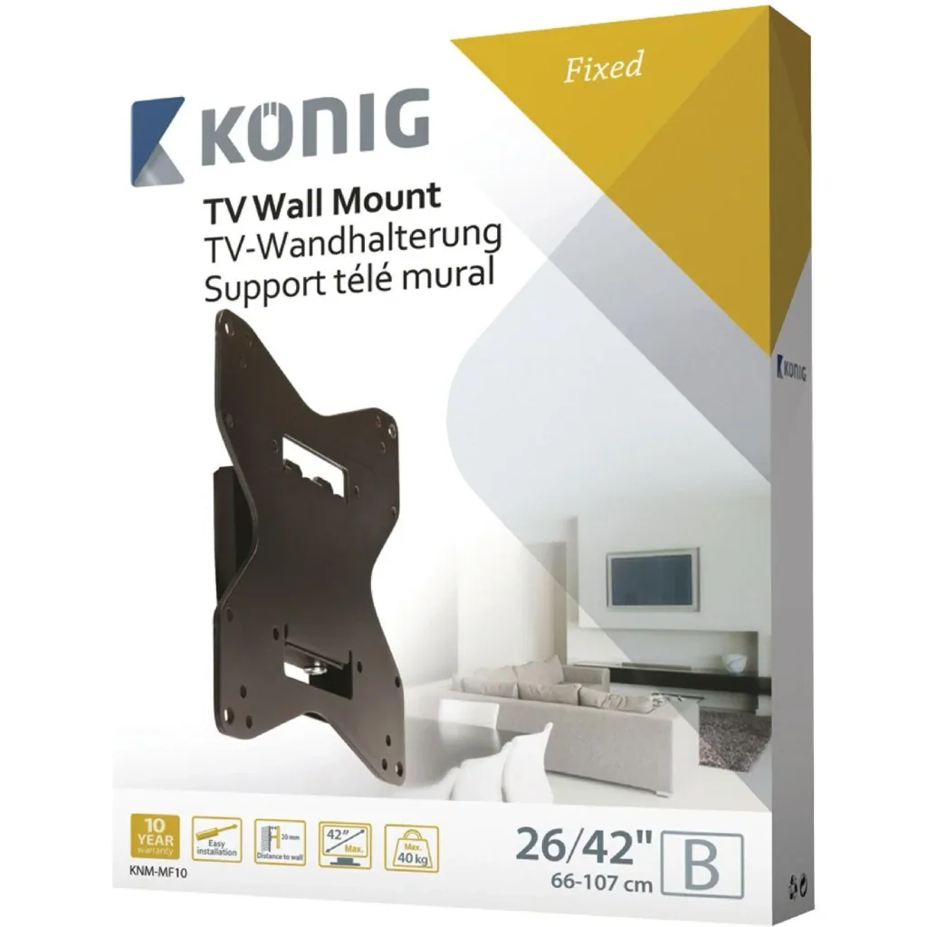 TV-Wandhalterung fixiert 26 - 42 " 40 kg