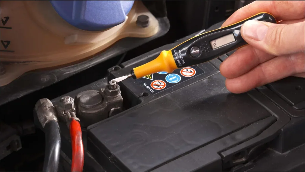 Spannungsprüfer, 1-polig mit LCD-Anzeige, 12-220 V AC/ 12-36 V DC
