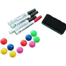 Magnettafel inklusive Zubehör weiß