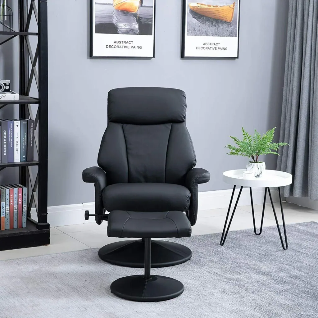 Fernsehsessel mit Beinablage