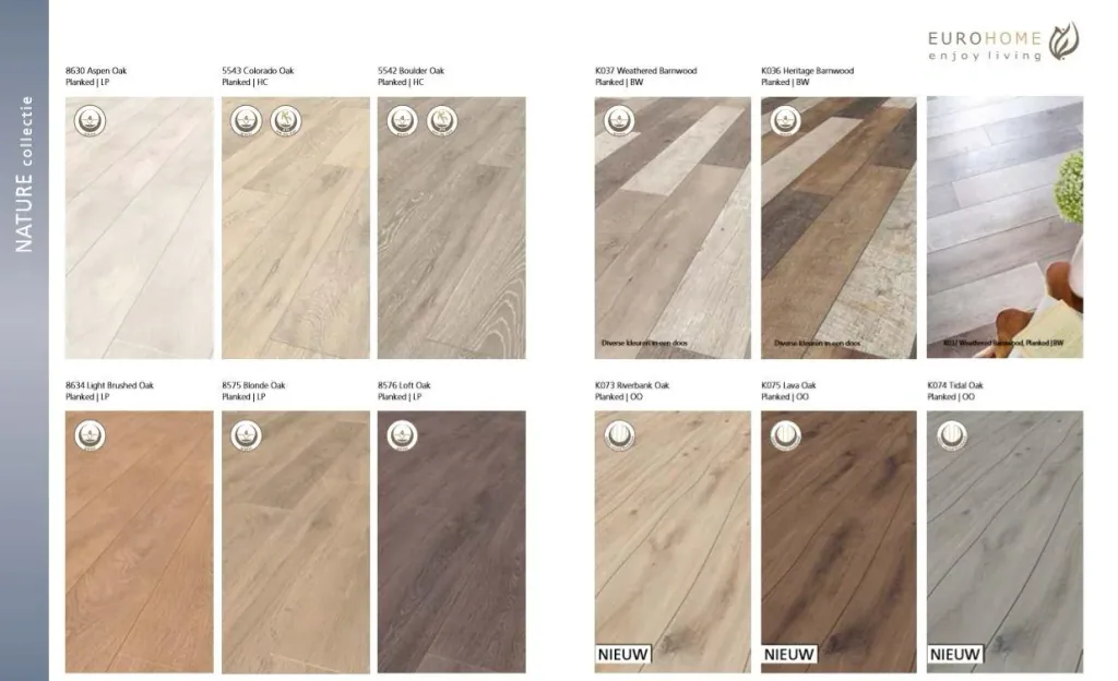 Nature Laminatboden Colorado Oak 8 mm 2,22 m²