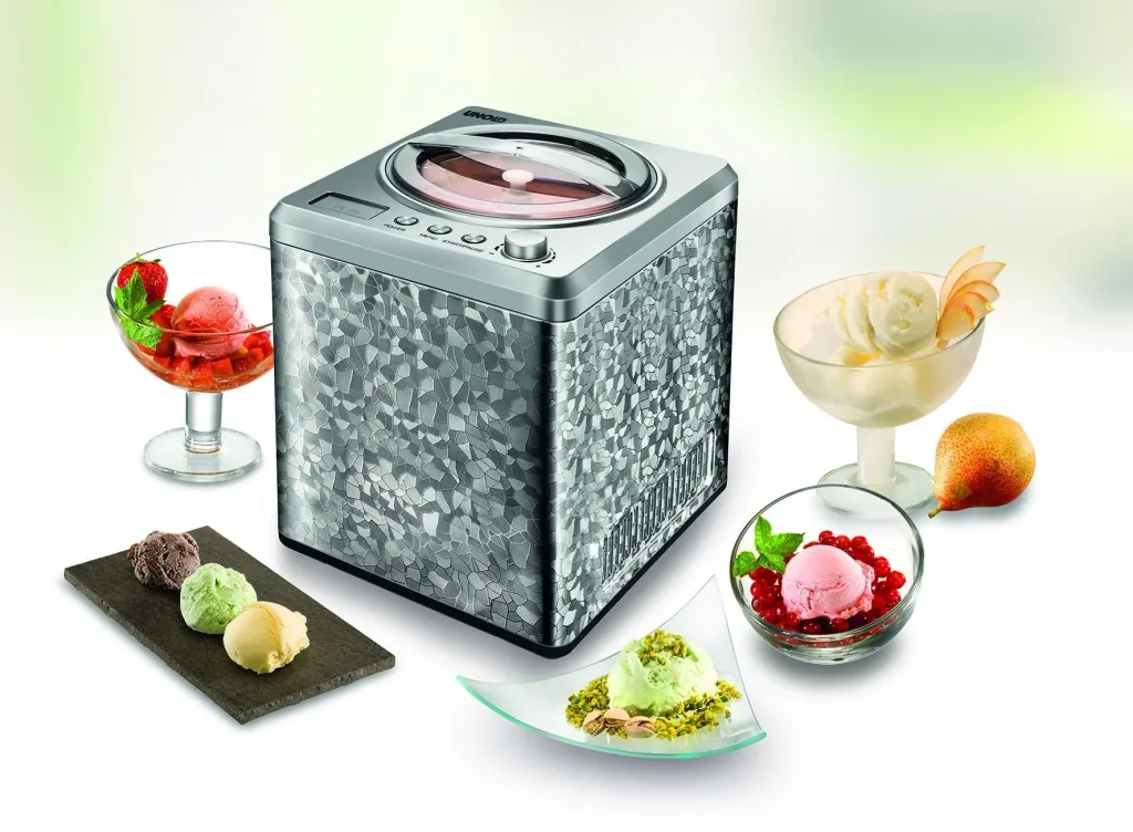 Eismaschine Profi 180 W, für Eiskreationen, Sahneeiscreme