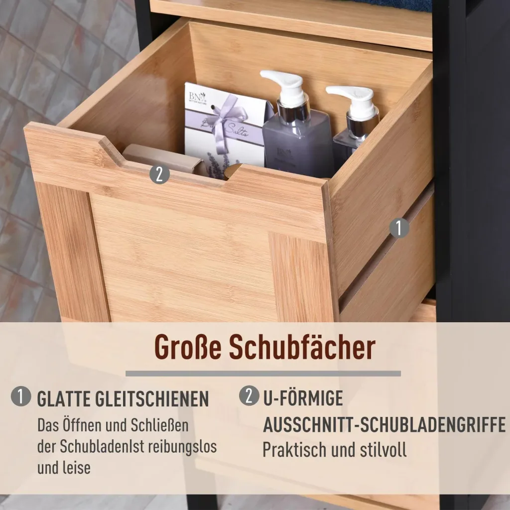 Badezimmerregal mit 3 Ablagen