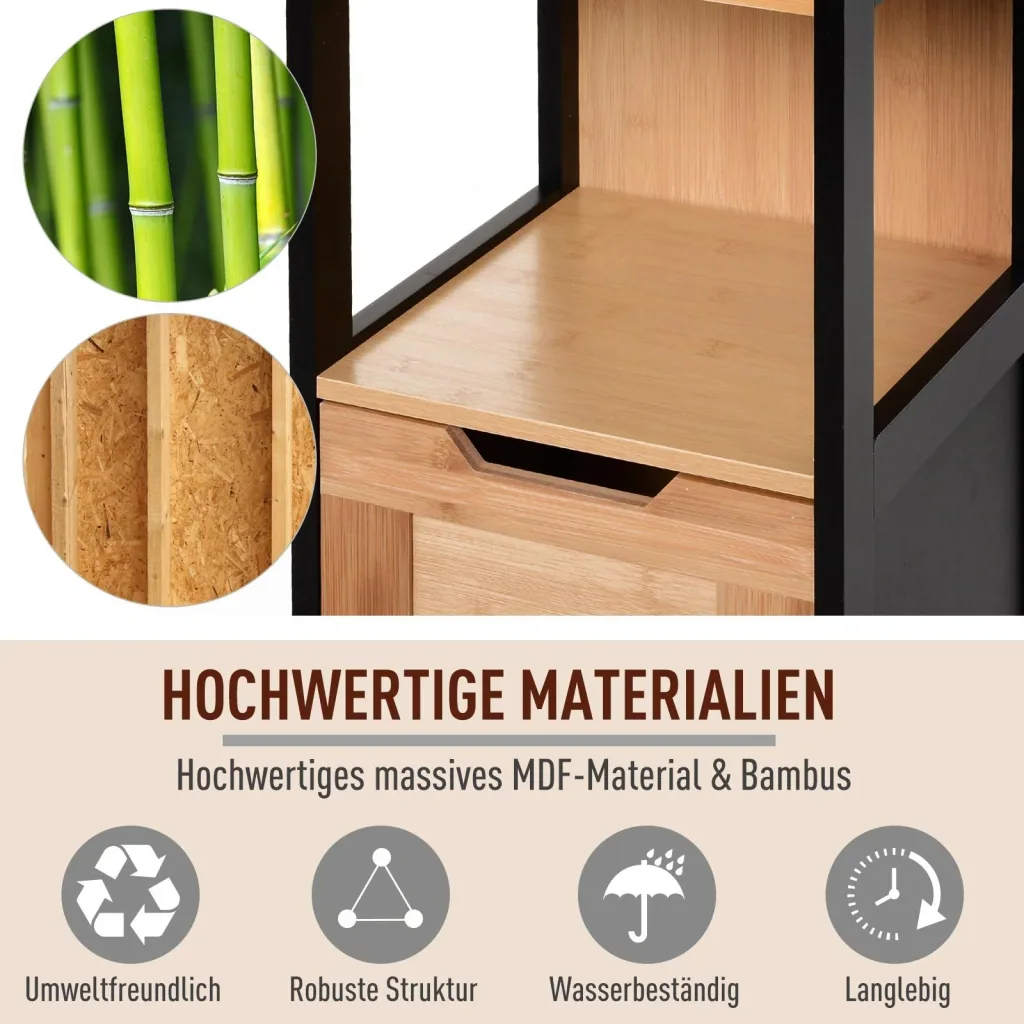Badezimmerregal mit 3 Ablagen