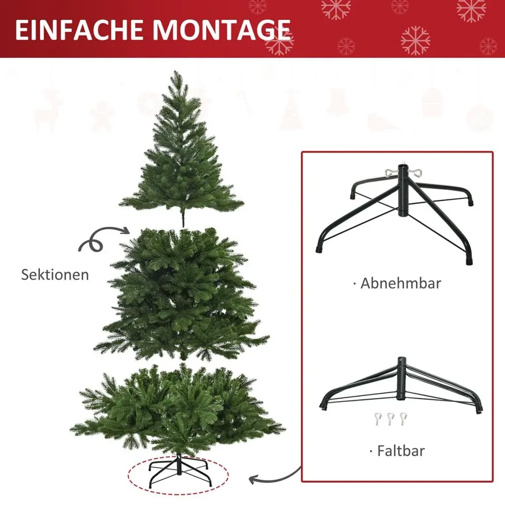 Weihnachtsbaum 1,8 m | Aosom.de