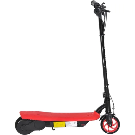 E-Scooter Tretroller Kinderroller Kinder Roller Metall Rot