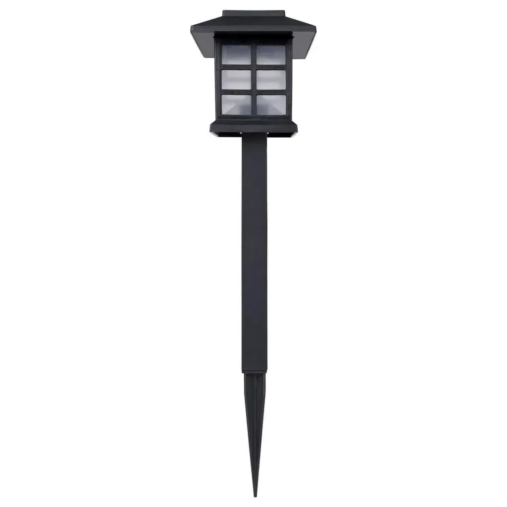 6 x LED-Außen-Solarleuchten