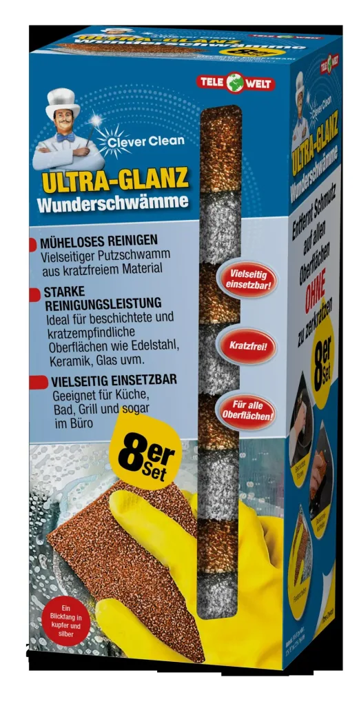Ultra-Glanz Wunderschwämme, 8er-Set