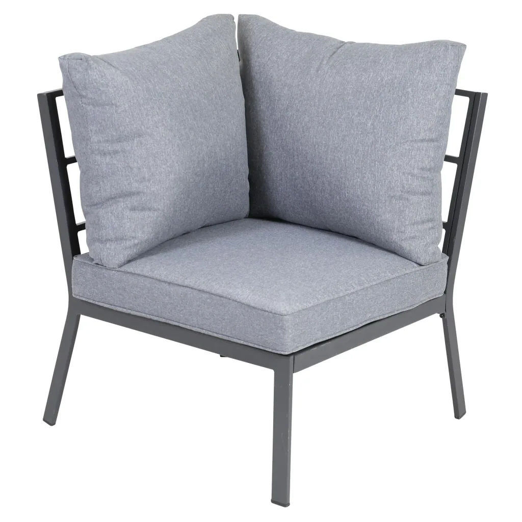 Gartenmöbel-Lounge-Set "Amsterdam" - anthrazit  