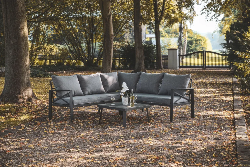 Gartenmöbel-Lounge-Set "Amsterdam" - anthrazit  