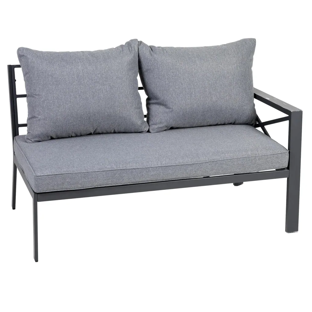 Gartenmöbel-Lounge-Set "Amsterdam" - anthrazit  