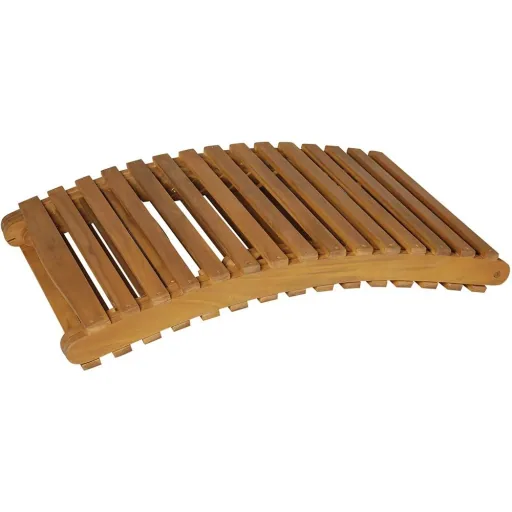 Sonnenliege Relaxliege Gartenliege Gartenmöbel faltbar Akazienholz mit Kissen Teak + Weiß 53 x 191 x 60,5 cm