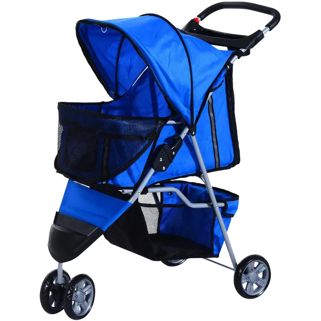 Hundewagen Hundebuggy Blau