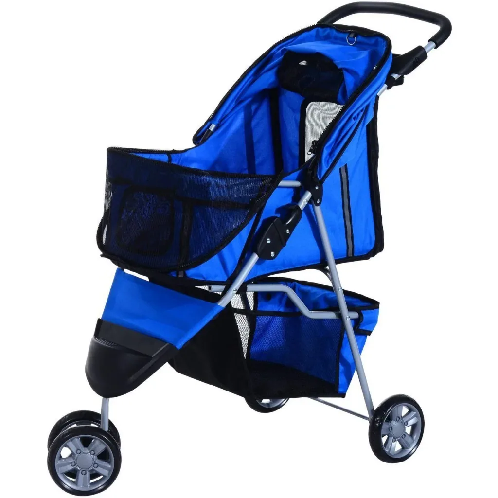 Hundewagen Hundebuggy Blau