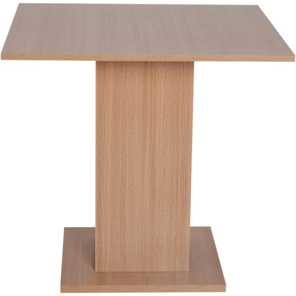 Esstisch Küchentisch Esszimmertisch Holztisch Bistrotisch rechteckig Holz Natur 80 × 80 × 76,5 cm