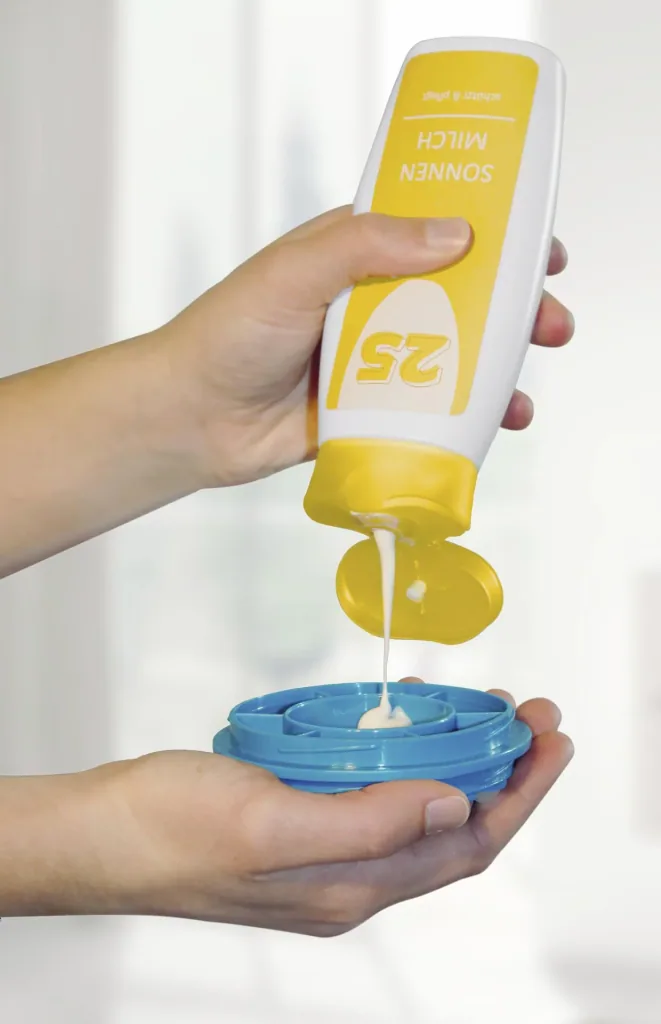 Rückencremer Plus, Eincreme-Hilfe, „Easy Free“ + GRATIS dazu: Duschschwamm