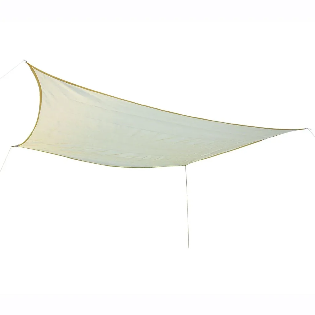 Sonnensegel Sonnendach Rechteck 3x4m HDPE creme