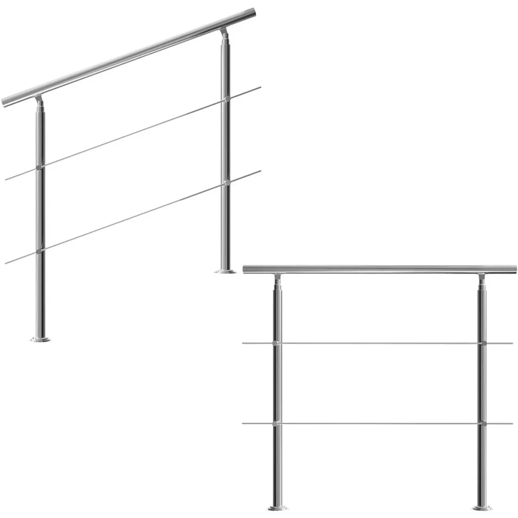 Handlauf Edelstahl 120cm 2 Streben