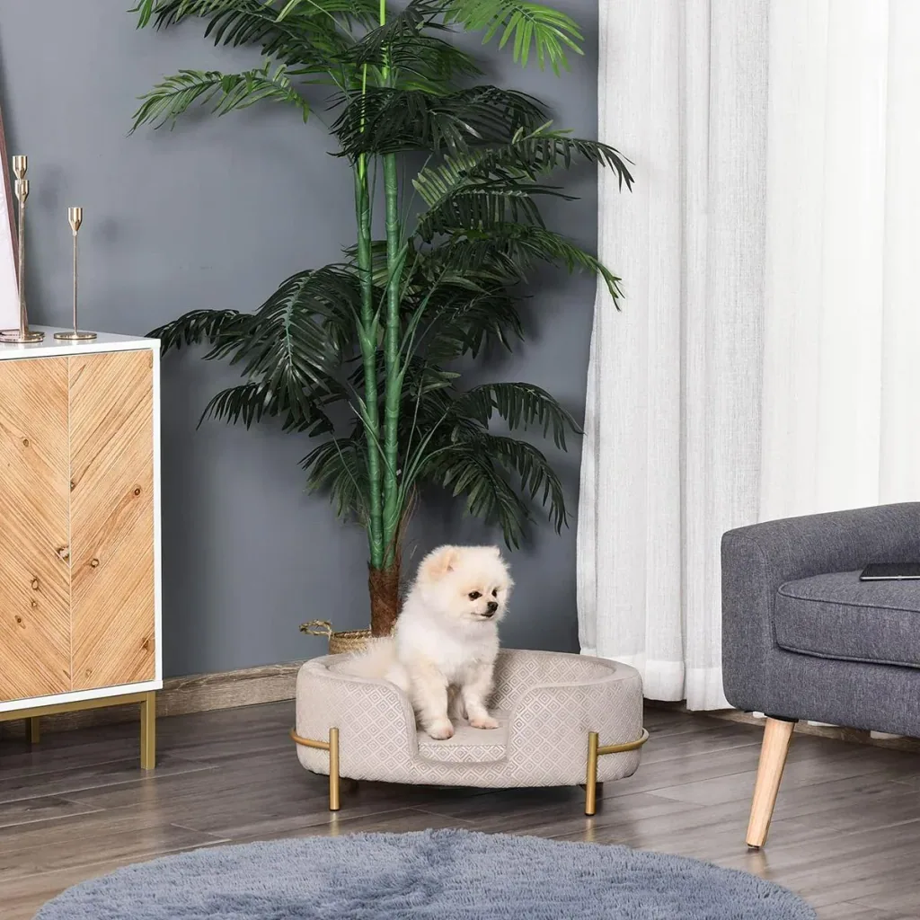 Haustiersofa für Hunde und Katzen grau