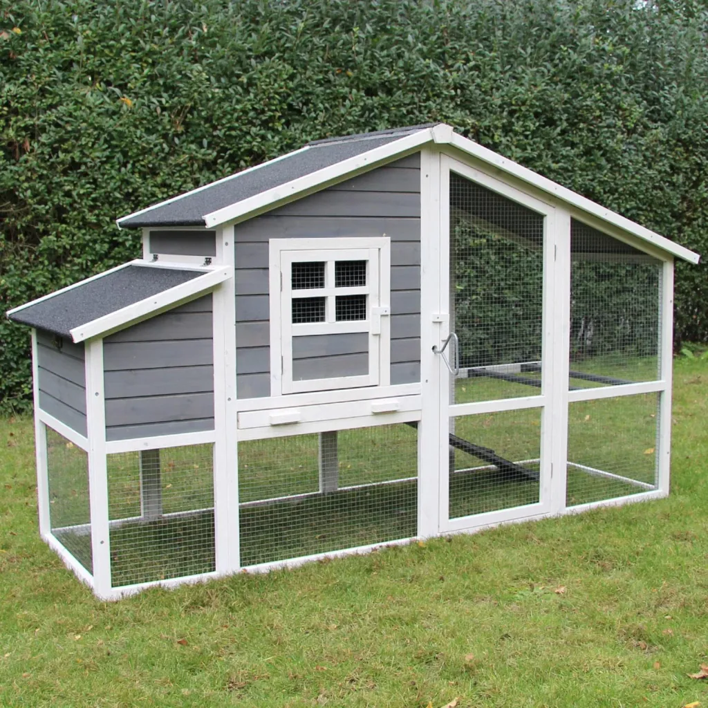 Hühnerstall Wilma, 199 x 70,4 x 116 cm