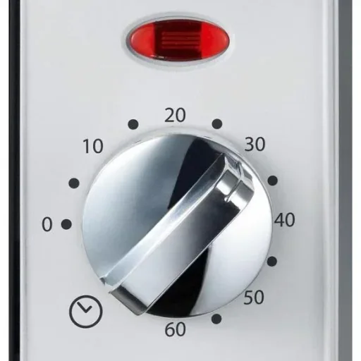 Freistehender Mini-Backofen - 800 Watt - Silber