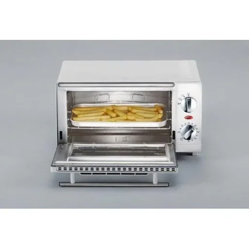 Freistehender Mini-Backofen - 800 Watt - Silber
