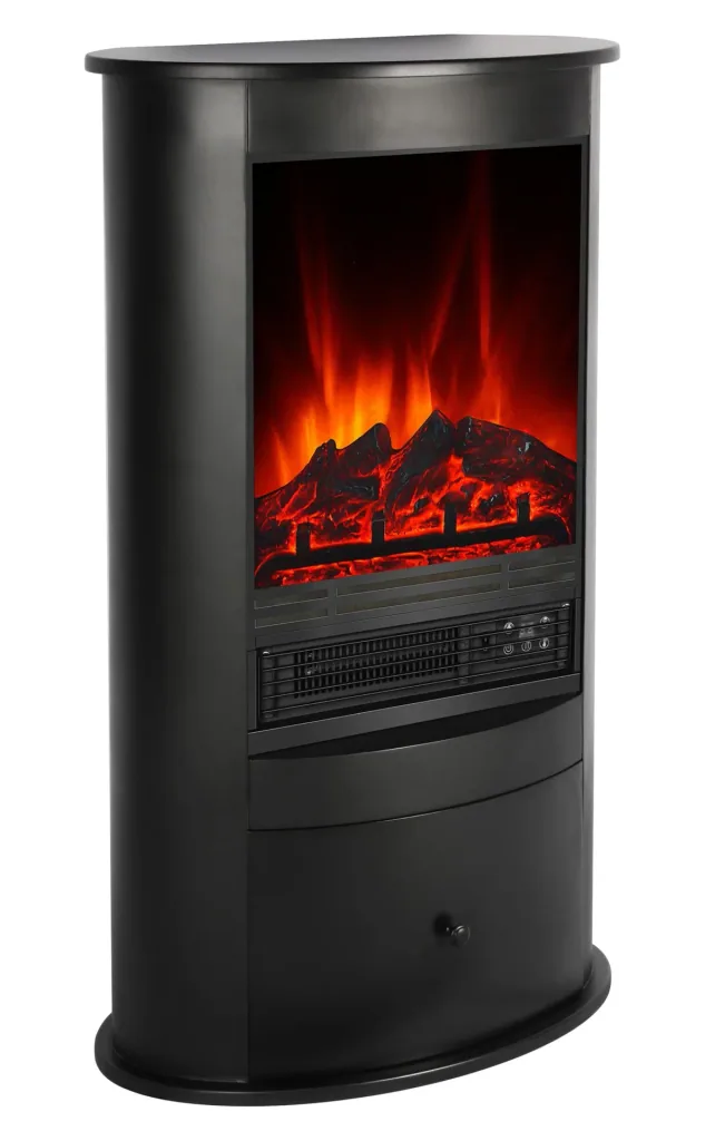 Elektro-Kamin "Wien II", Schwarz