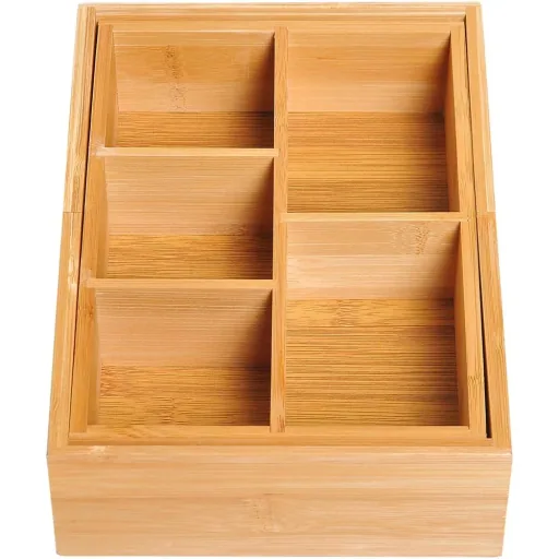 Ausziehbarer Organizer mit 5 bis 7 Fächer