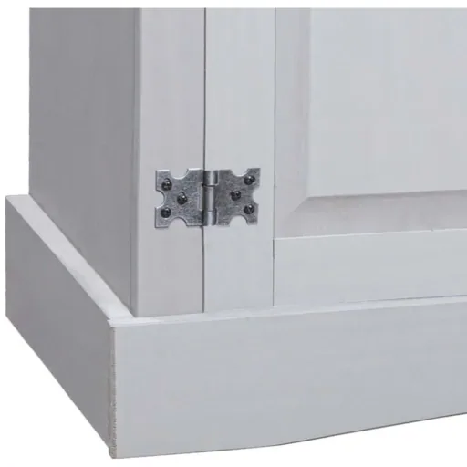 TV-Schrank 120x40x52 cm Mexikanische Kiefer Corona-Stil grau