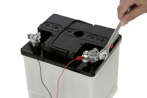 Anschlusskabel für Auto-/Weidezaunbatterie, 3 m lang